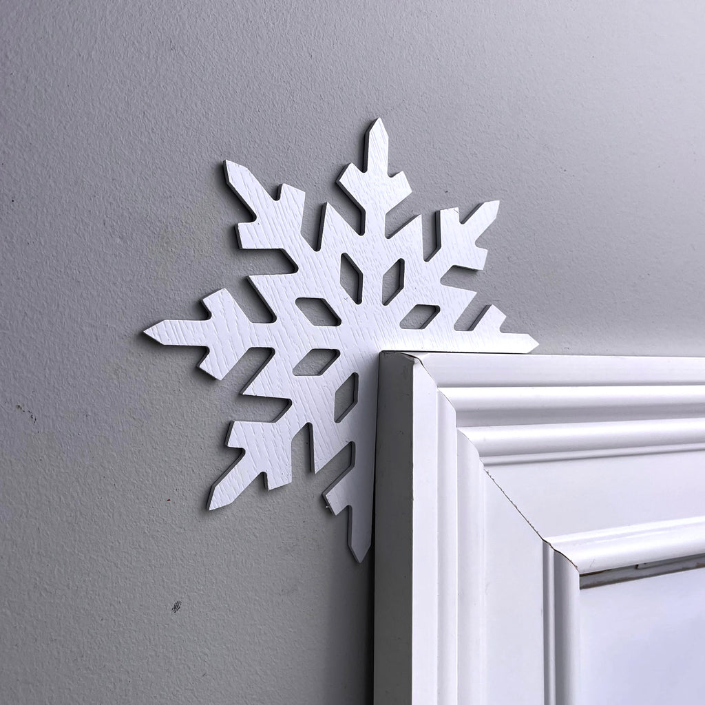 Snowflake Door Corner Sign
